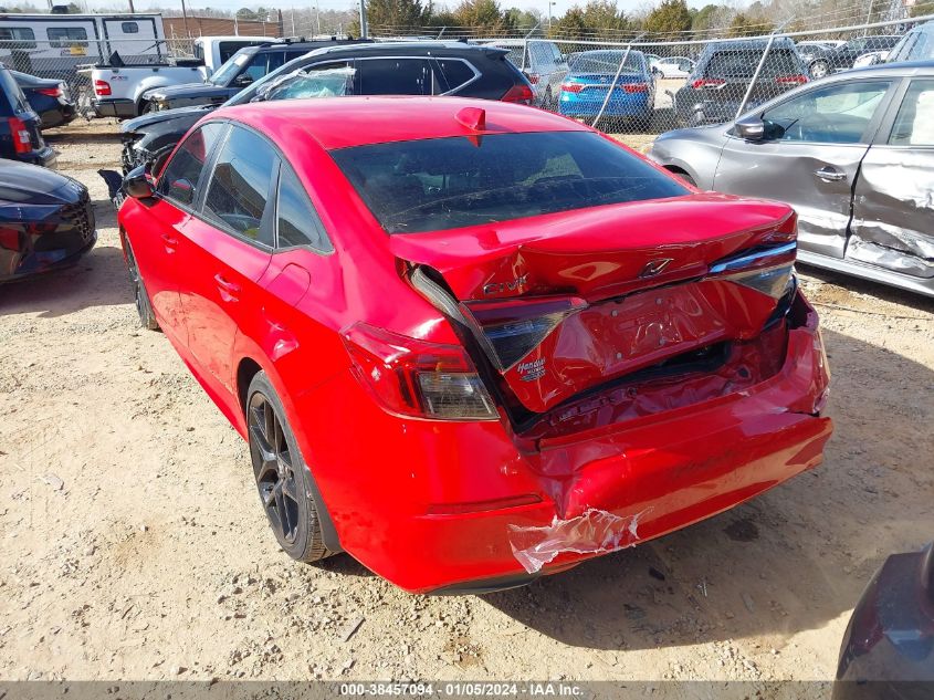 2022 HONDA CIVIC SPORT - 2HGFE2F51NH553349