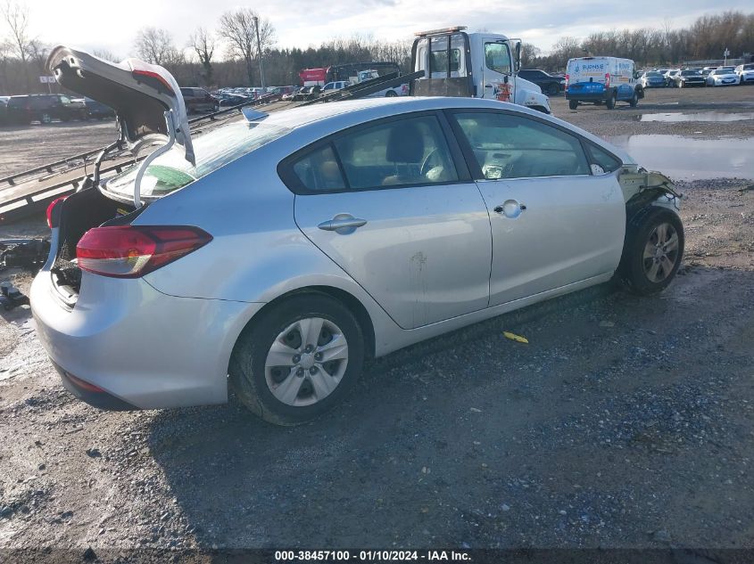2017 KIA FORTE LX - 3KPFK4A75HE131709