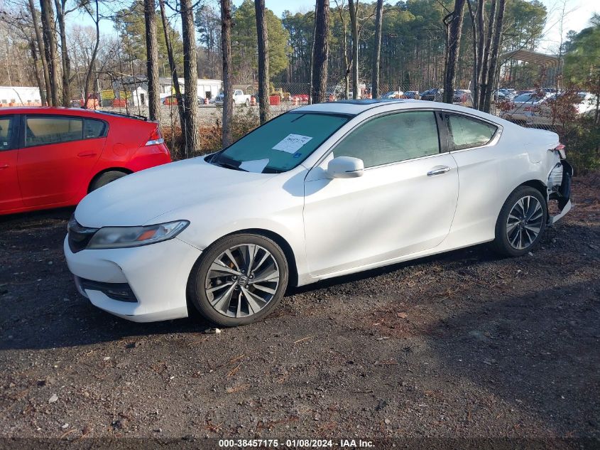 2017 HONDA ACCORD EXL - 1HGCT1B88HA005547