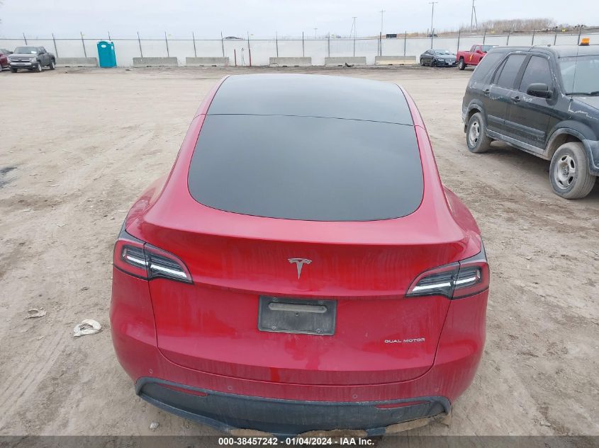 2021 TESLA MODEL Y LONG RANGE DUAL MOTOR ALL-WHEEL DRIVE - 5YJYGAEE5MF179832