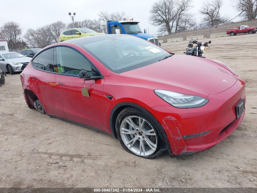 2021 TESLA MODEL Y LONG RANGE DUAL MOTOR ALL-WHEEL DRIVE - 5YJYGAEE5MF179832