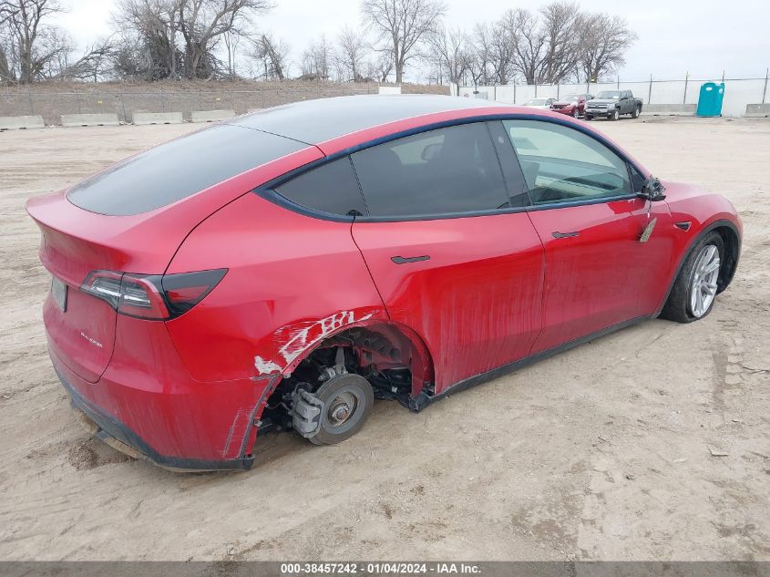 2021 TESLA MODEL Y LONG RANGE DUAL MOTOR ALL-WHEEL DRIVE - 5YJYGAEE5MF179832