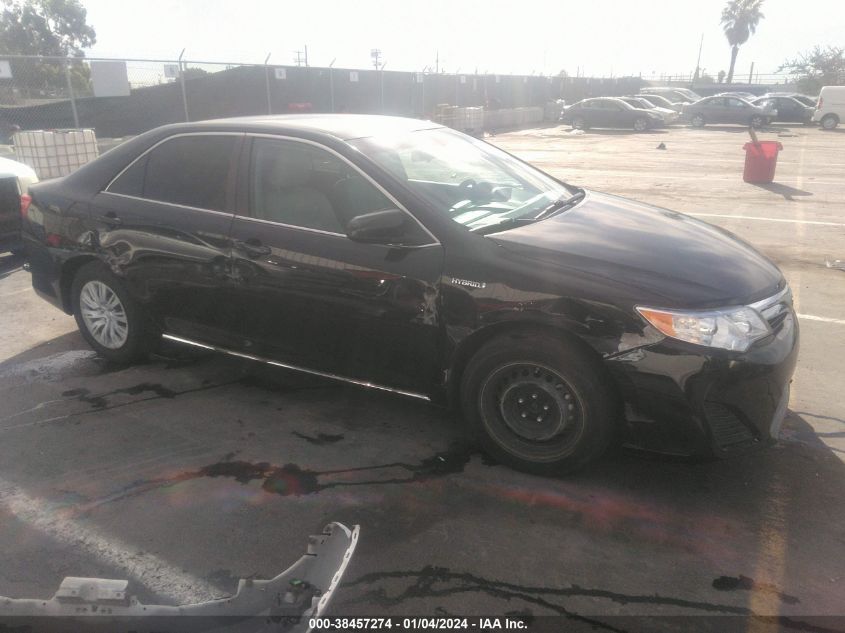 2013 TOYOTA CAMRY HYBRID LE - 4T1BD1FK6DU078157