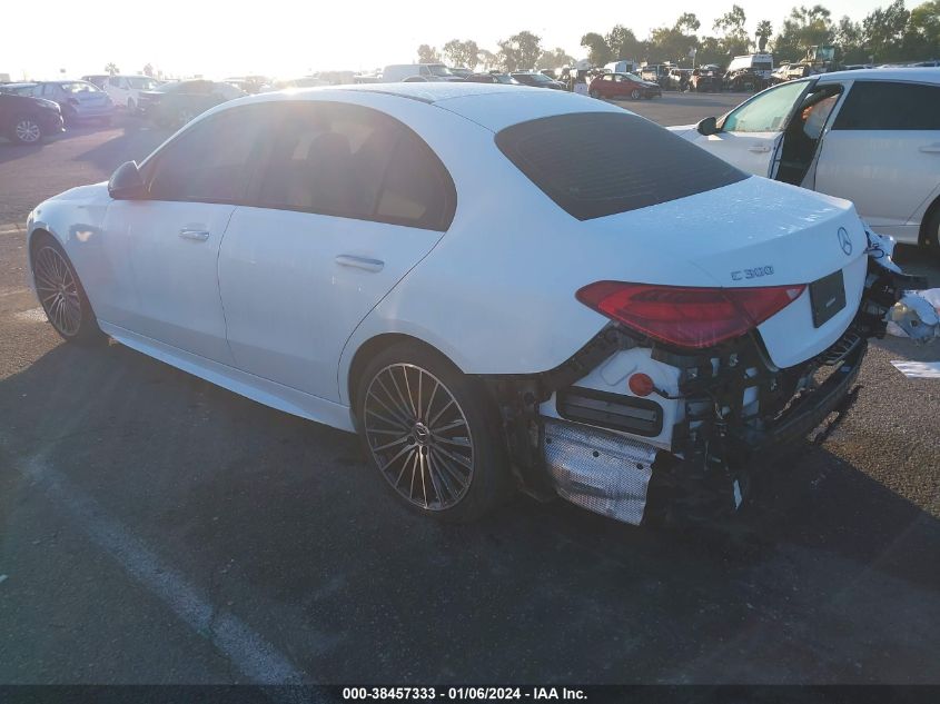 2022 MERCEDES-BENZ C 300 SEDAN - W1KAF4GB8NR067861