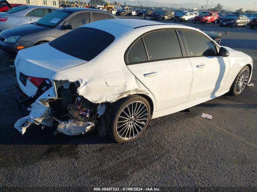 2022 MERCEDES-BENZ C 300 SEDAN - W1KAF4GB8NR067861