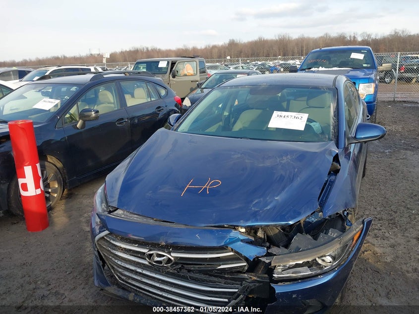 VIN 5NPD84LF6JH249344 2018 HYUNDAI ELANTRA SEL