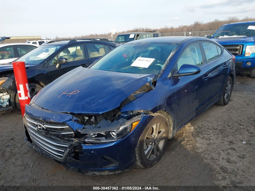 VIN 5NPD84LF6JH249344 2018 HYUNDAI ELANTRA SEL