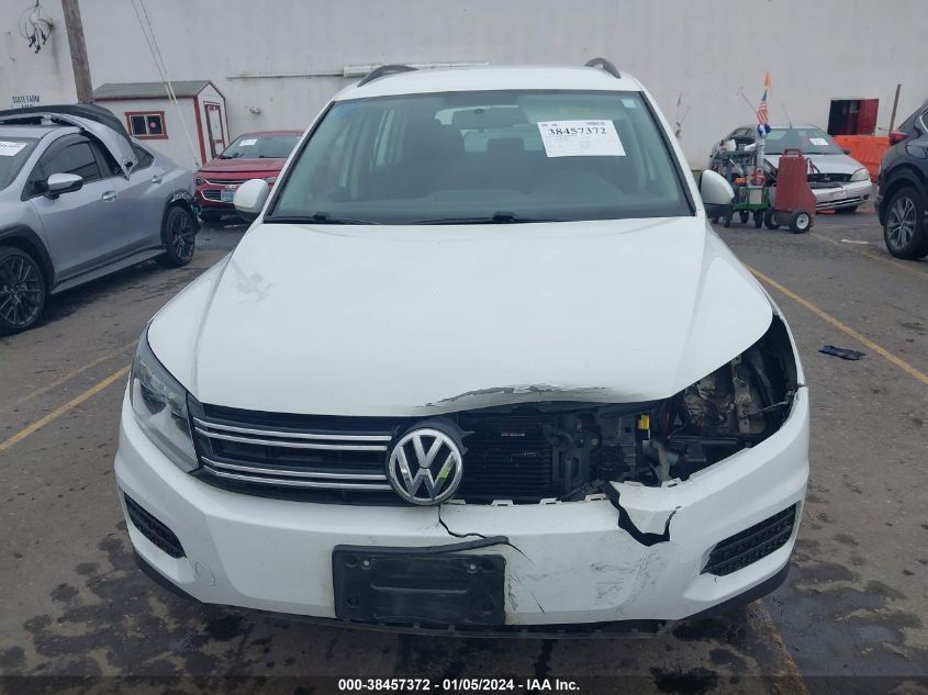 2017 VOLKSWAGEN TIGUAN 2.0T/2.0T S - WVGBV7AX6HK054686