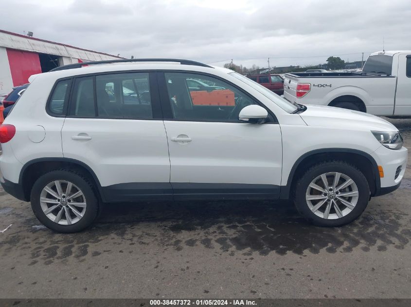 2017 VOLKSWAGEN TIGUAN 2.0T/2.0T S - WVGBV7AX6HK054686