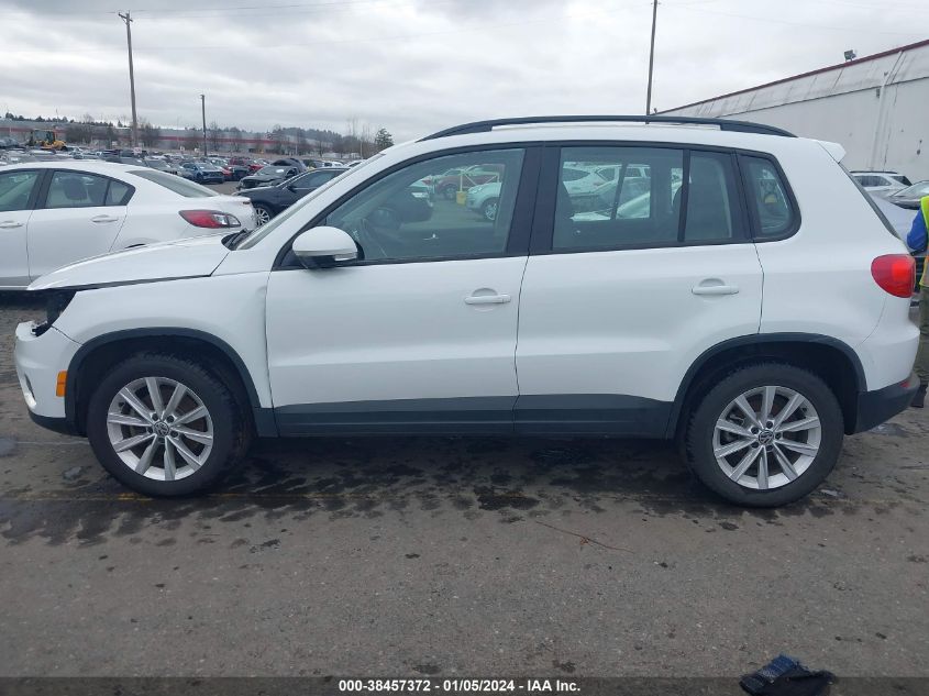 2017 VOLKSWAGEN TIGUAN 2.0T/2.0T S - WVGBV7AX6HK054686