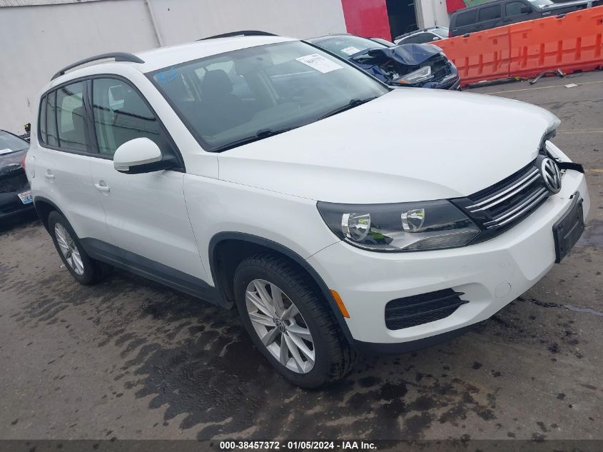 2017 VOLKSWAGEN TIGUAN 2.0T/2.0T S - WVGBV7AX6HK054686