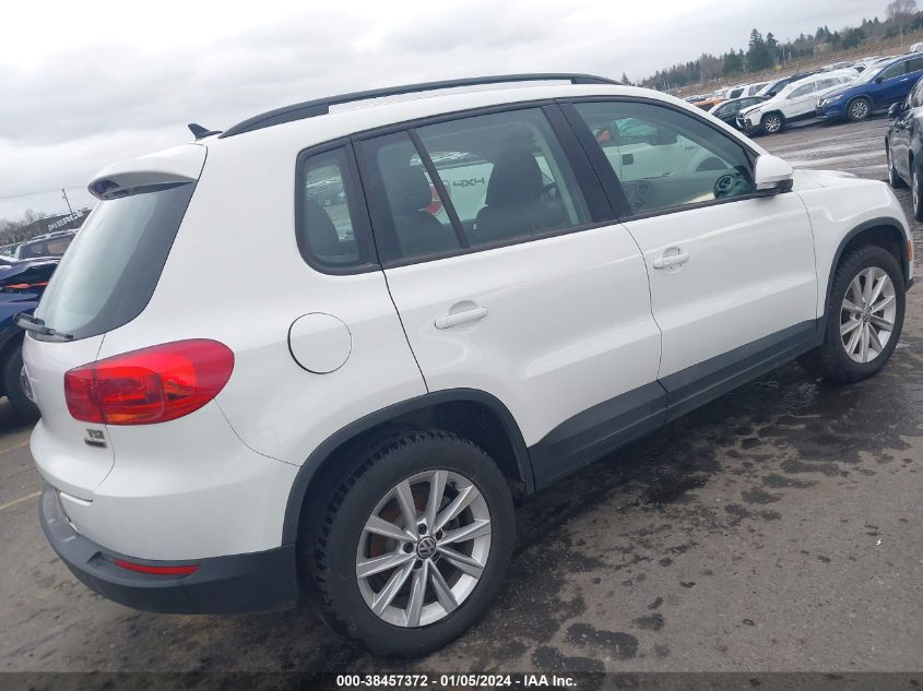 2017 VOLKSWAGEN TIGUAN 2.0T/2.0T S - WVGBV7AX6HK054686