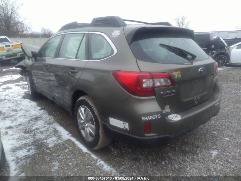 2016 SUBARU OUTBACK 2.5I - 4S4BSBAC5G3352163