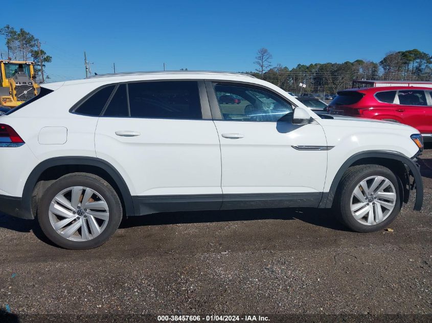 2022 VOLKSWAGEN ATLAS CROSS SPORT 2.0T SE W/TECHNOLOGY - 1V2JC2CA2NC229280