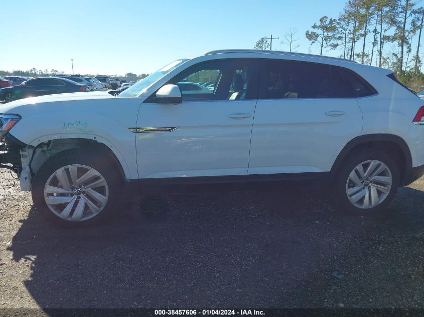 2022 VOLKSWAGEN ATLAS CROSS SPORT 2.0T SE W/TECHNOLOGY - 1V2JC2CA2NC229280