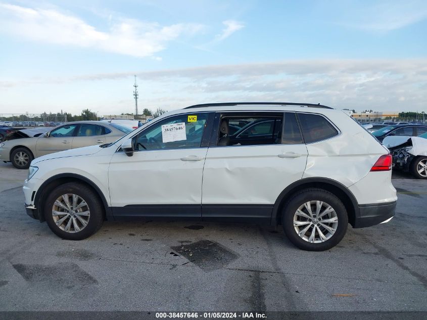 2019 VOLKSWAGEN TIGUAN SE/SEL/SEL R-LINE JET-BLA - 3VV3B7AX3KM039548