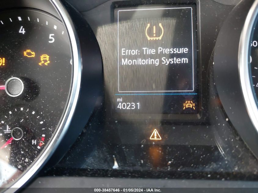2019 VOLKSWAGEN TIGUAN SE/SEL/SEL R-LINE JET-BLA - 3VV3B7AX3KM039548