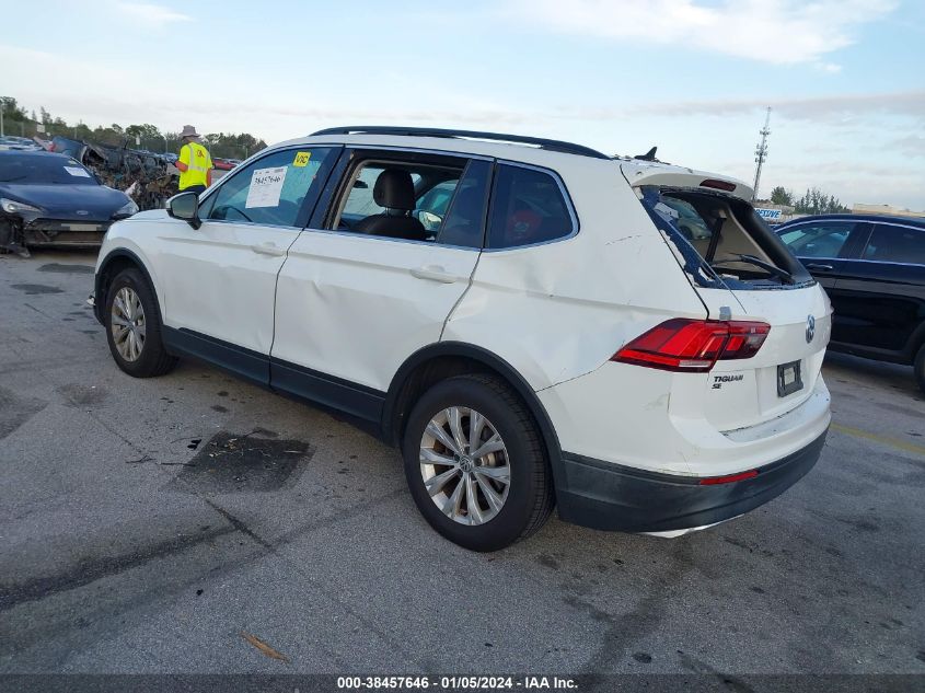 2019 VOLKSWAGEN TIGUAN SE/SEL/SEL R-LINE JET-BLA - 3VV3B7AX3KM039548