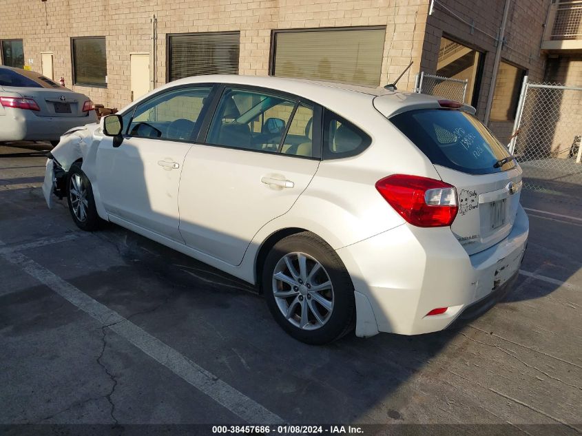 2013 SUBARU IMPREZA 2.0I PREMIUM - JF1GPAC68DH207118