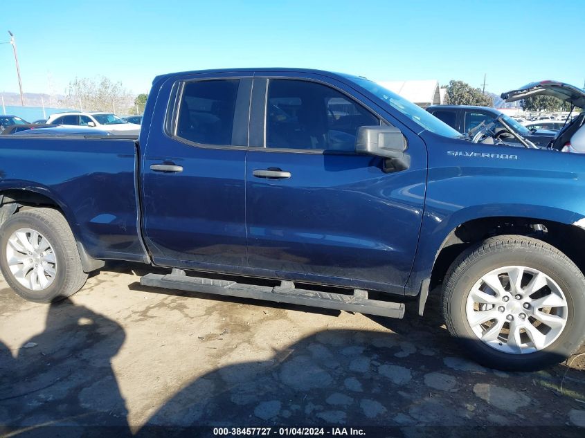 2021 CHEVROLET SILVERADO 1500 2WD DOUBLE CAB STANDARD BED CUSTOM - 1GCRWBEK8MZ333284