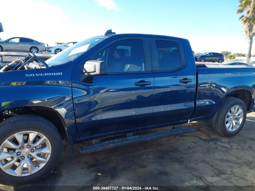 2021 CHEVROLET SILVERADO 1500 2WD DOUBLE CAB STANDARD BED CUSTOM - 1GCRWBEK8MZ333284