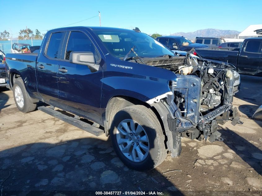 2021 CHEVROLET SILVERADO 1500 2WD DOUBLE CAB STANDARD BED CUSTOM - 1GCRWBEK8MZ333284