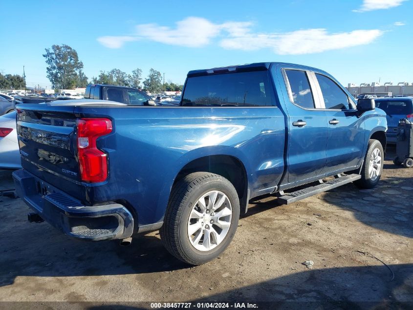 2021 CHEVROLET SILVERADO 1500 2WD DOUBLE CAB STANDARD BED CUSTOM - 1GCRWBEK8MZ333284