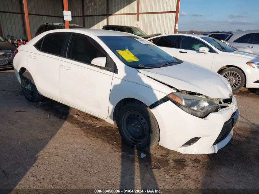2016 TOYOTA COROLLA LE - 5YFBURHE5GP372712