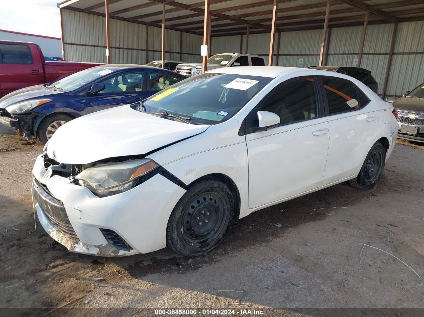 2016 TOYOTA COROLLA LE - 5YFBURHE5GP372712