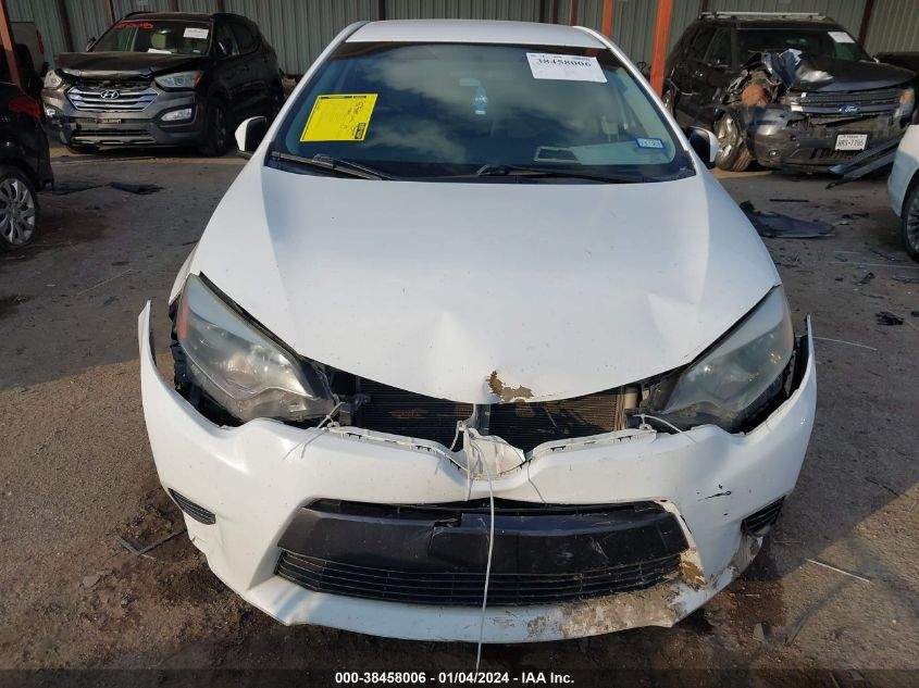 2016 TOYOTA COROLLA LE - 5YFBURHE5GP372712