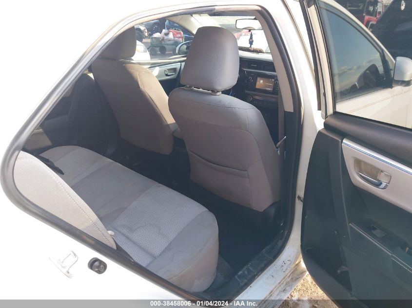 2016 TOYOTA COROLLA LE - 5YFBURHE5GP372712