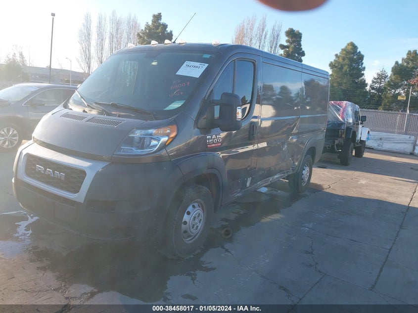 VIN 3C6LRVAG5ME553095 2021 RAM PROMASTER 1500 LOW ROOF 136 WB