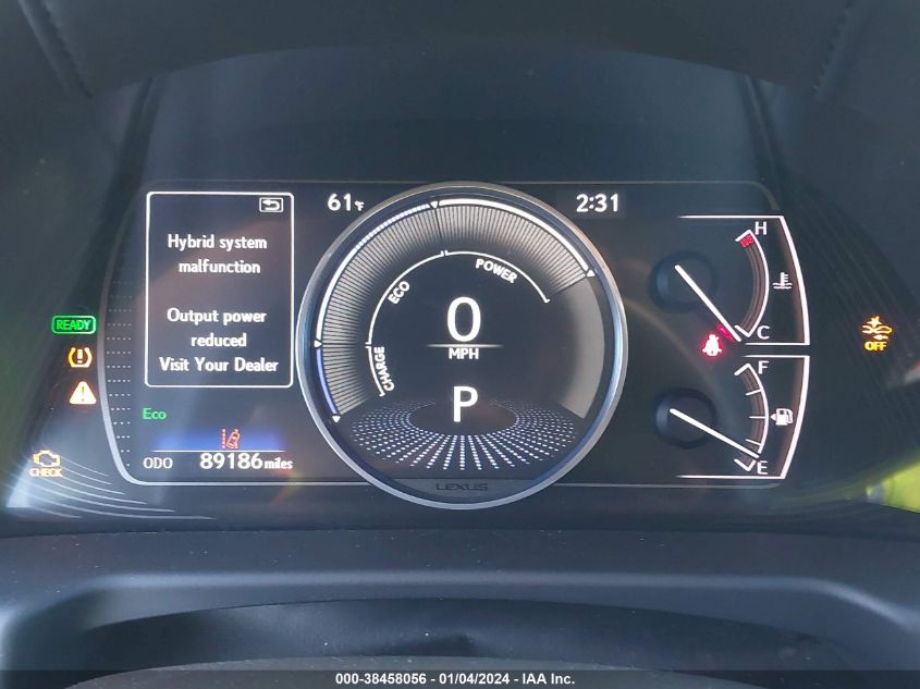 2020 LEXUS ES 300H - 58AD21B12LU008481