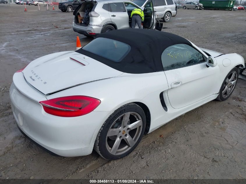 2015 PORSCHE BOXSTER WP0CA2A8XFS120296