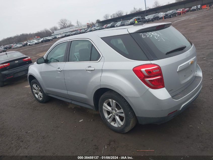 2016 CHEVROLET EQUINOX LS - 2GNFLEEK1G6233547