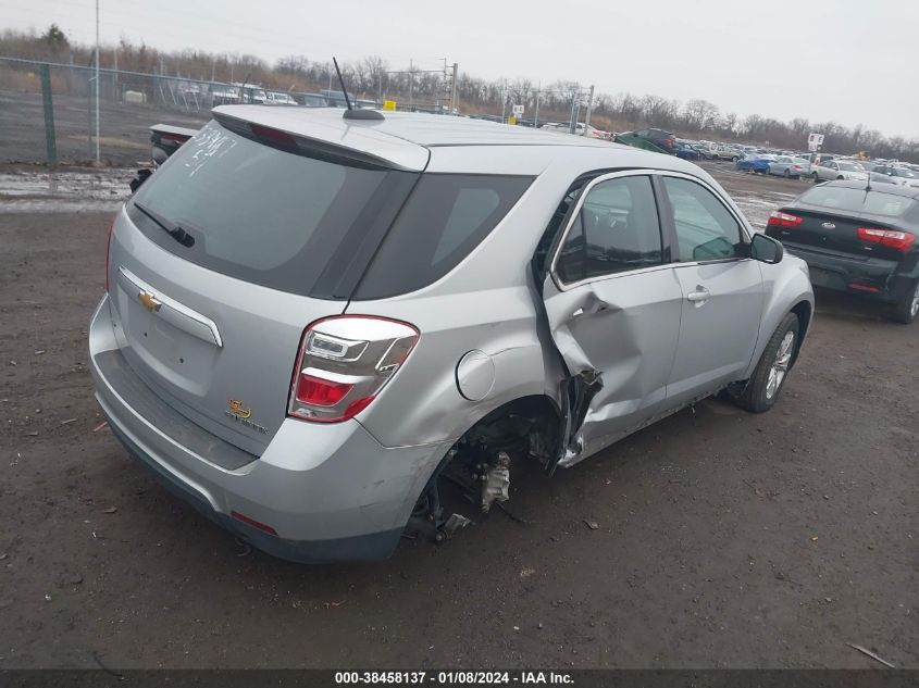 2016 CHEVROLET EQUINOX LS - 2GNFLEEK1G6233547