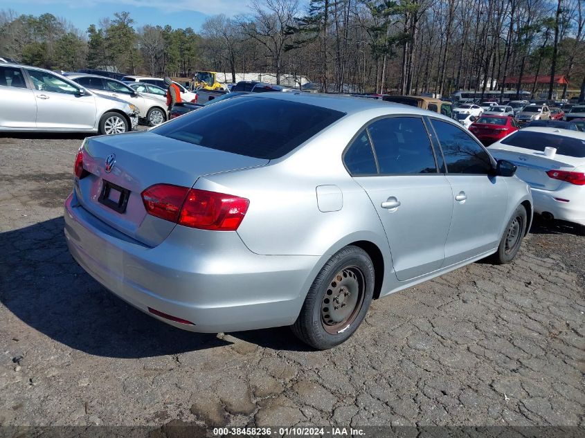 2014 VOLKSWAGEN JETTA 2.0L S - 3VW2K7AJ2EM430648