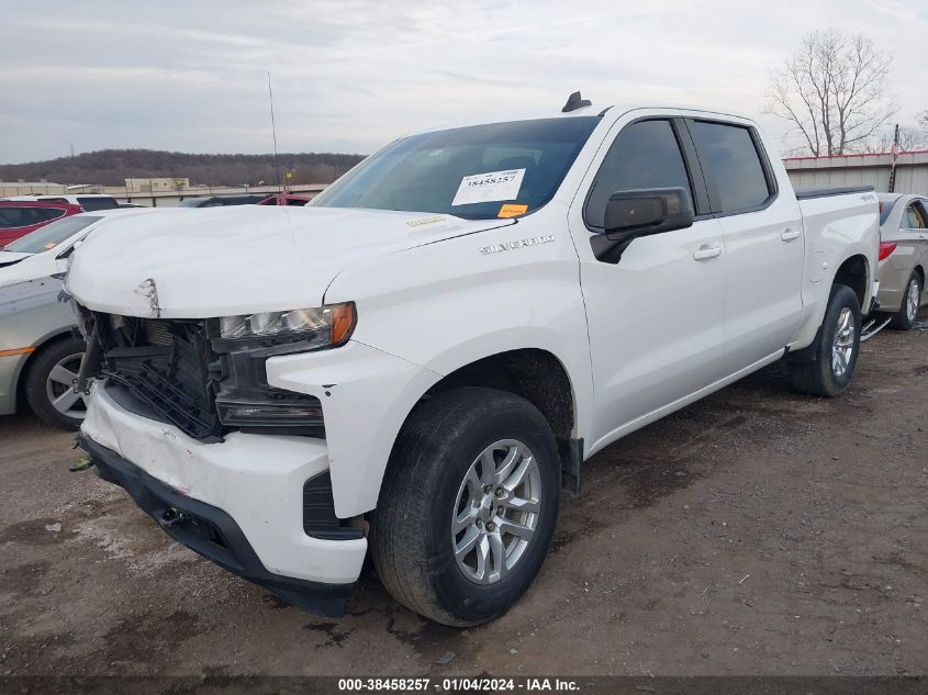 2020 CHEVROLET SILVERADO 1500 4WD  SHORT BED RST - 3GCUYEET6LG375384