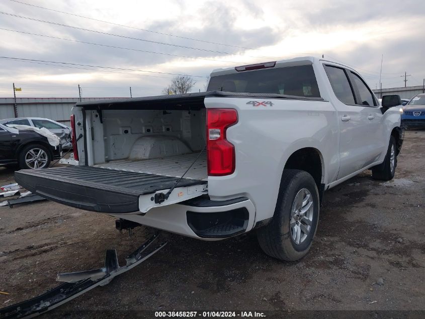 2020 CHEVROLET SILVERADO 1500 4WD  SHORT BED RST - 3GCUYEET6LG375384
