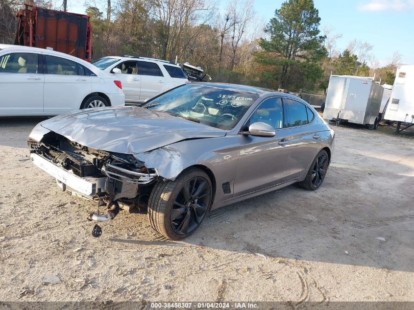 2023 GENESIS G70 2.0T RWD - KMTG34TA8PU114883