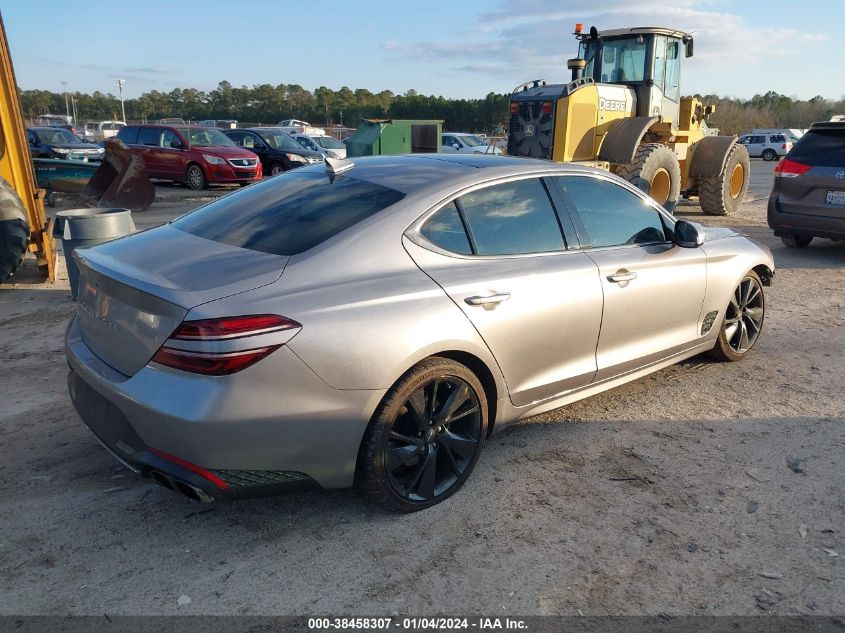 2023 GENESIS G70 2.0T RWD - KMTG34TA8PU114883