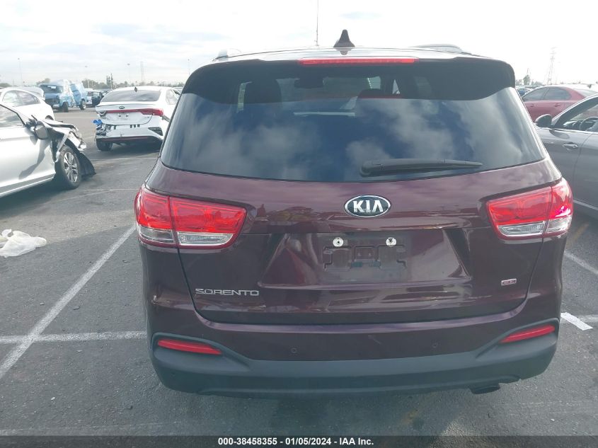 2018 KIA SORENTO 2.4L LX - 5XYPG4A32JG423684