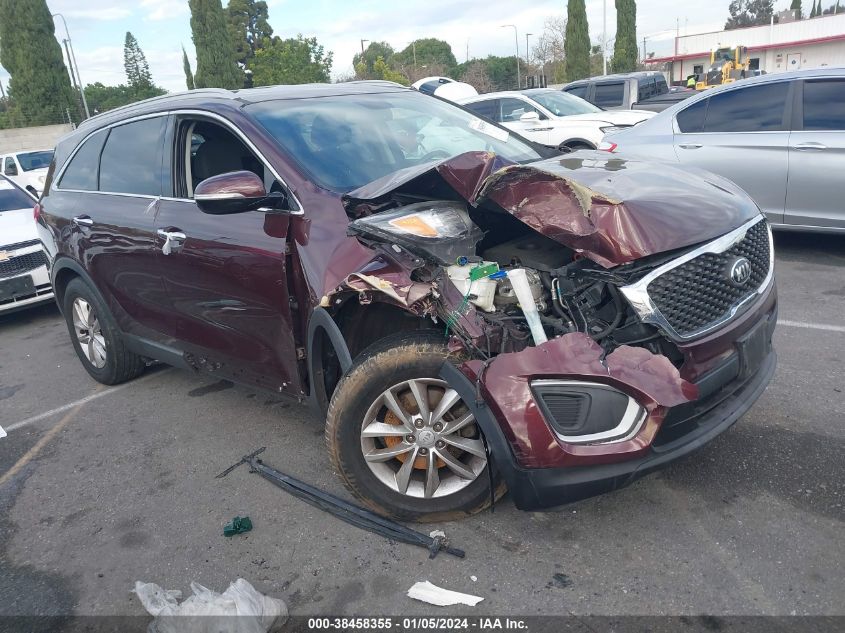 2018 KIA SORENTO 2.4L LX - 5XYPG4A32JG423684