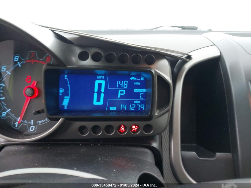 2013 CHEVROLET SONIC LT - 1G1JC5SH2D4193240