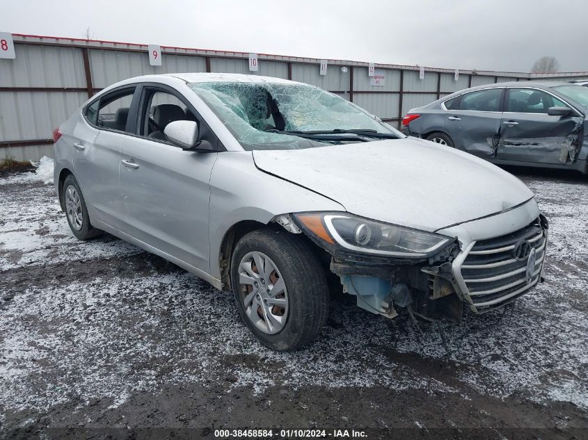 2017 HYUNDAI ELANTRA SE - KMHD74LF9HU117029