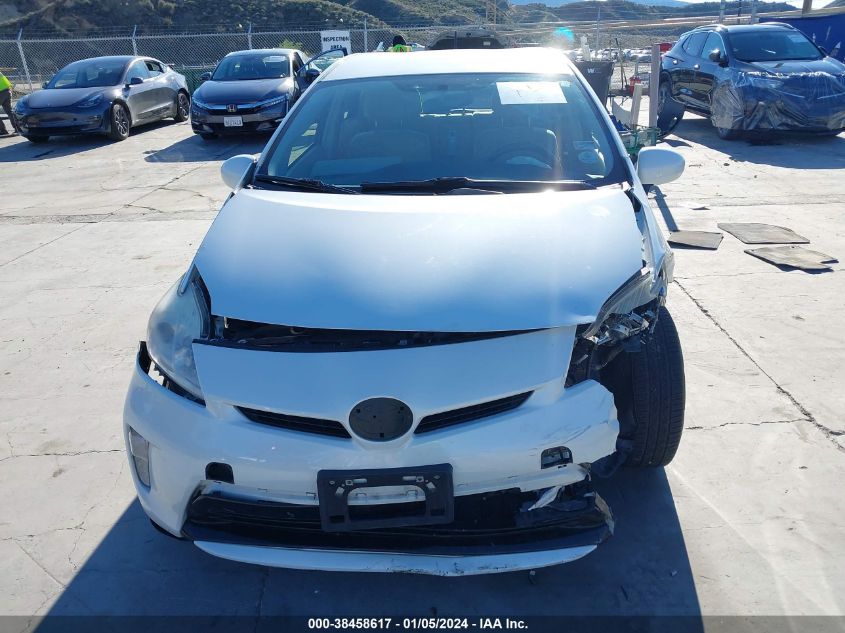2013 TOYOTA PRIUS THREE - JTDKN3DU2D5655391