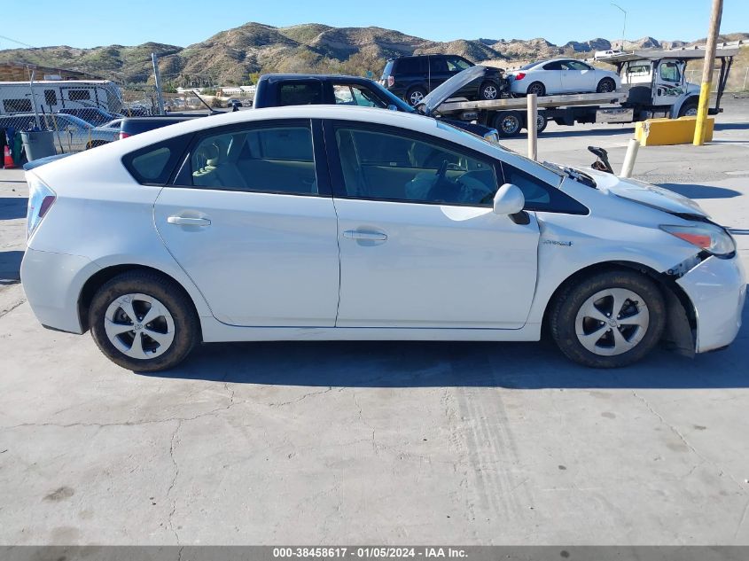 2013 TOYOTA PRIUS THREE - JTDKN3DU2D5655391