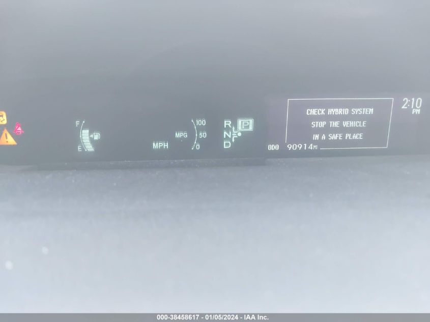 2013 TOYOTA PRIUS THREE - JTDKN3DU2D5655391