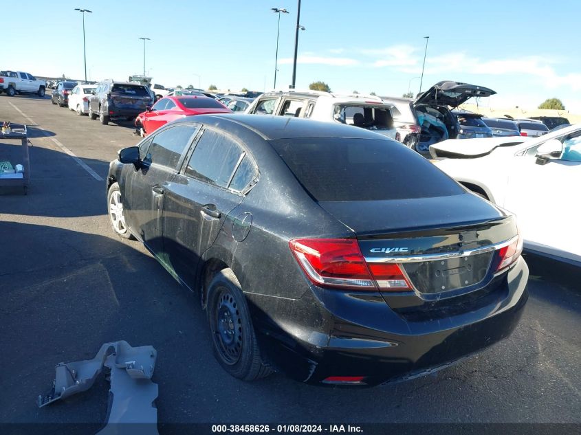 2015 HONDA CIVIC LX - 19XFB2F5XFE705214