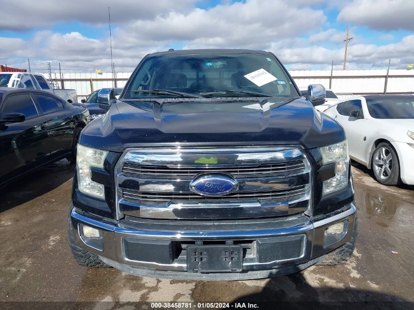 2015 FORD F-150 LARIAT - 1FTEW1CP2FKE48417